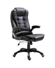 Chaise de bureau Noir Similicuir | Mobilier & Déco