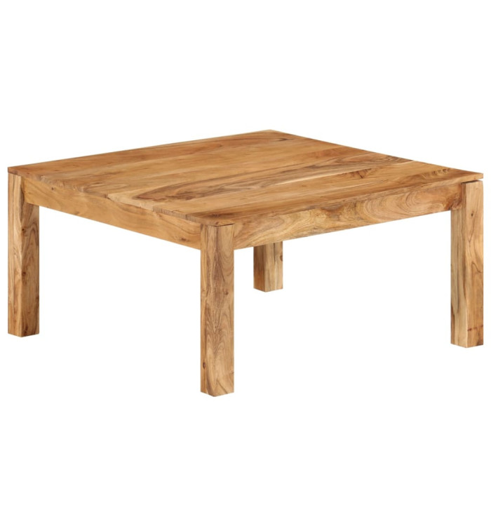 Table basse 80x80x40 cm Bois d'acacia massif | Mobilier & Déco