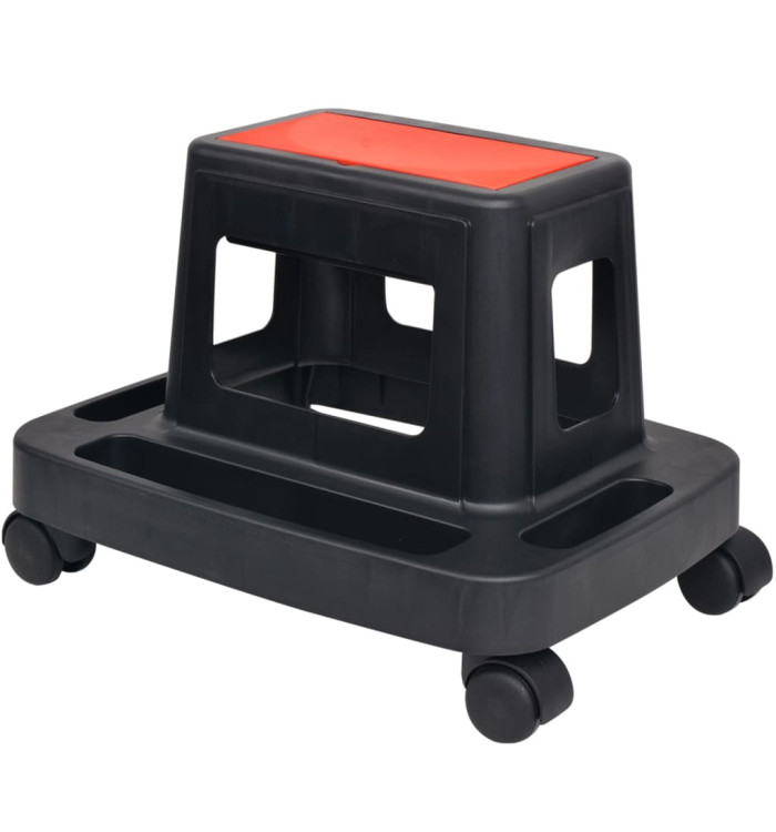 Tabouret d'atelier roulant avec rangement 150 kg | Mobilier & Déco