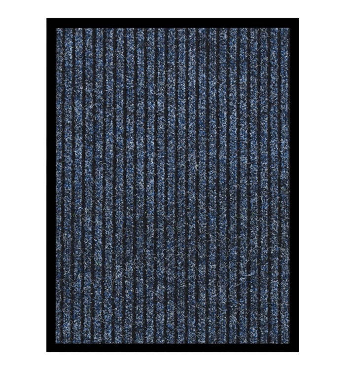 Paillasson rayé Bleu 40x60 cm | Mobilier & Déco