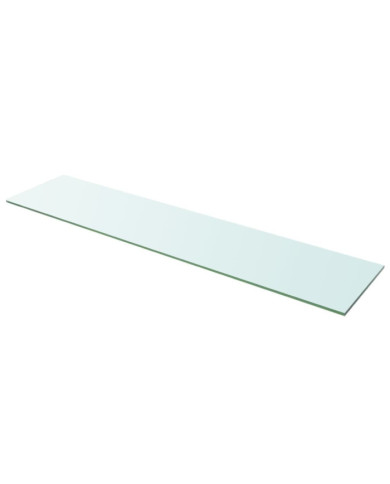 Panneau pour étagère Verre transparent 110 x 25 cm | Mobilier & Déco