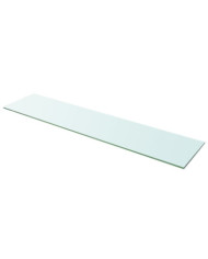 Panneau pour étagère Verre transparent 110 x 25 cm | Mobilier & Déco