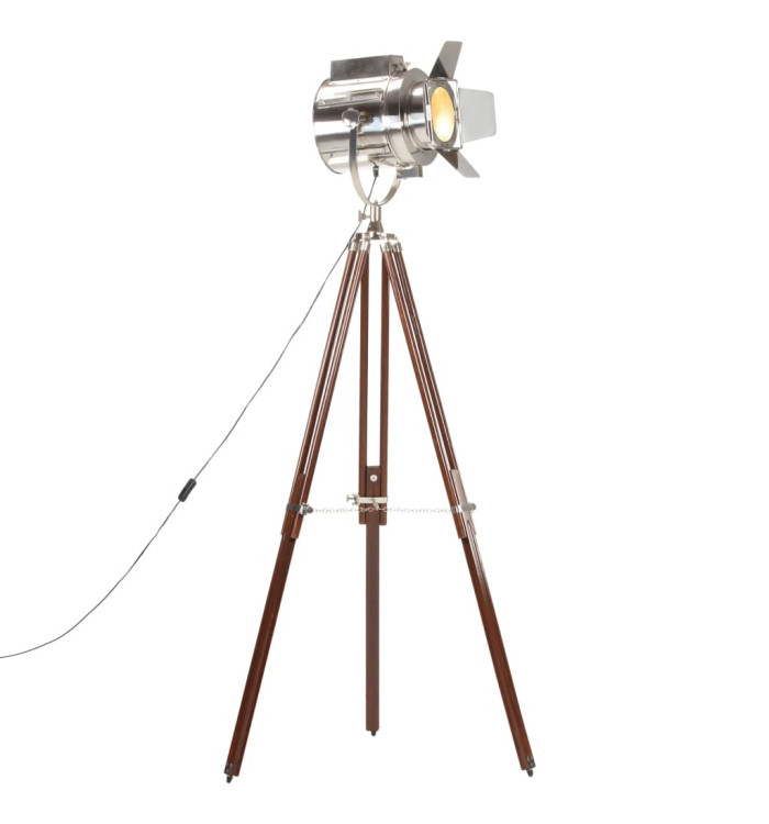 Lampadaire à trépied bois de manguier massif 180 cm | Mobilier & Déco