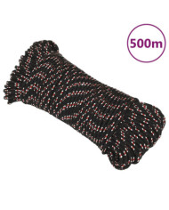 Corde de bateau Noir 3 mm 500 m Polypropylène | Mobilier & Déco