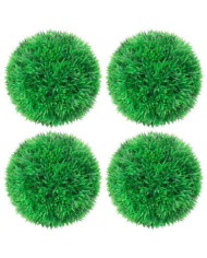 Boules de buis artificielles 4 pcs 12 cm | Mobilier & Déco