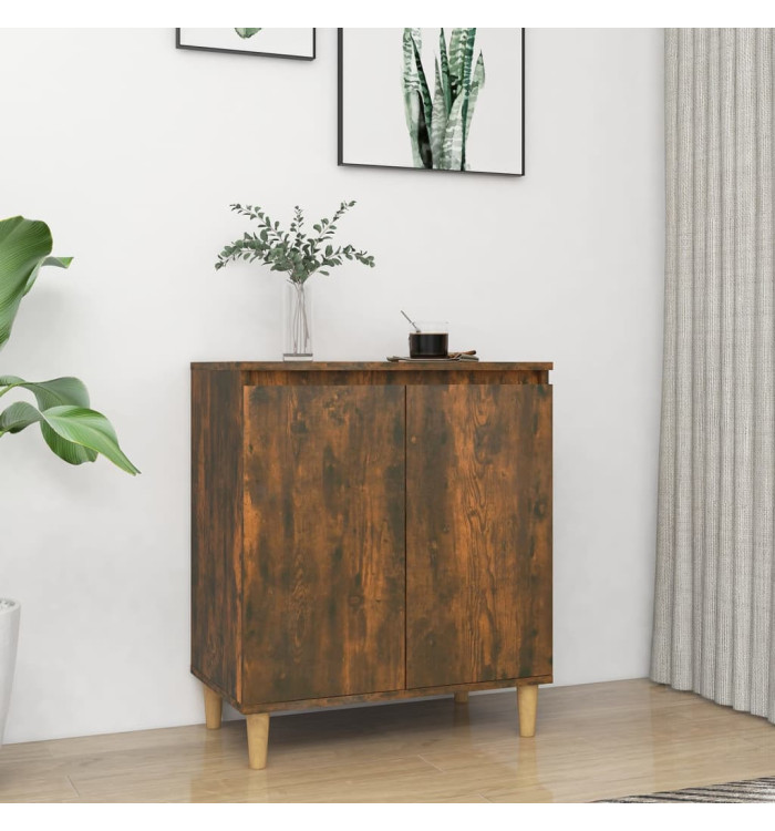 Buffet Chêne fumé 60x35x70 cm Bois d'ingénierie | Mobilier & Déco