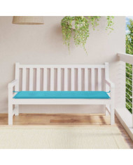 Coussin de banc de jardin turquoise 150x50x4 cm tissu oxford | Mobilier & Déco
