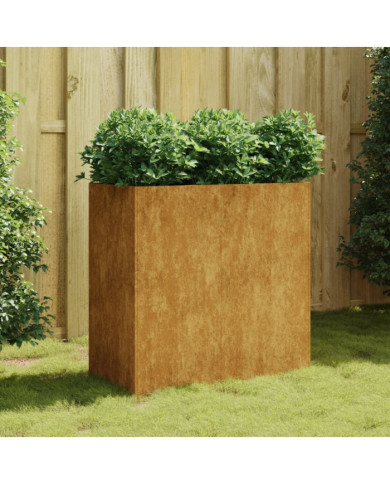 Jardinière 80x40x80 cm acier corten | Mobilier & Déco