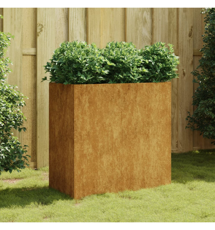 Jardinière 80x40x80 cm acier corten | Mobilier & Déco
