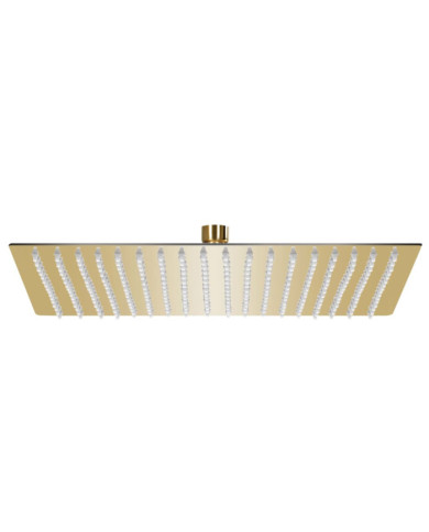 Pomme de douche pluie Acier inoxydable 50x50 cm Carrée Doré | Mobilier & Déco