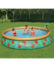 Bestway Ensemble de piscine gonflable Paradise Palms 457x84 cm | Mobilier & Déco