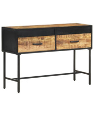 Table console 110x35x75 cm Bois de manguier brut | Mobilier & Déco