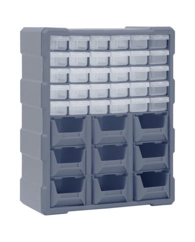 Organisateur multi-tiroirs avec 39 tiroirs 38x16x47 cm | Mobilier & Déco