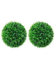 Boules de buis artificielles 2 pcs 47 cm | Mobilier & Déco