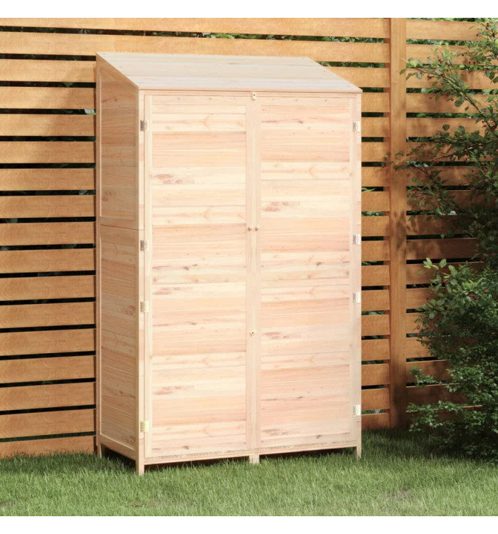 Remise de jardin 102x52x174,5 cm Bois de sapin solide | Mobilier & Déco