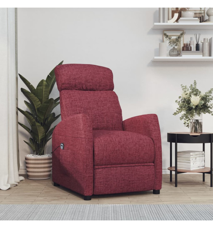 Fauteuil Rouge bordeaux Tissu | Mobilier & Déco