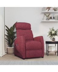 Fauteuil Rouge bordeaux Tissu | Mobilier & Déco