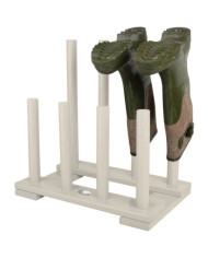 Esschert Design Support à bottes Blanc CF48W | Mobilier & Déco