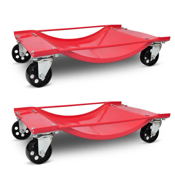 Lot de 2 chariot de visite 500kg | Mobilier & Déco