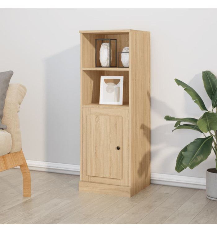 Buffet haut chêne sonoma 36x35,5x103,5 cm bois d'ingénierie | Mobilier & Déco