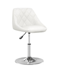 Tabouret de bar Blanc Similicuir | Mobilier & Déco