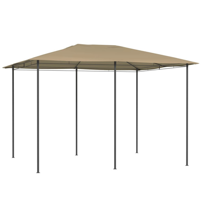Belvédère 3x4x2,6 m Taupe 160 g/m² | Mobilier & Déco