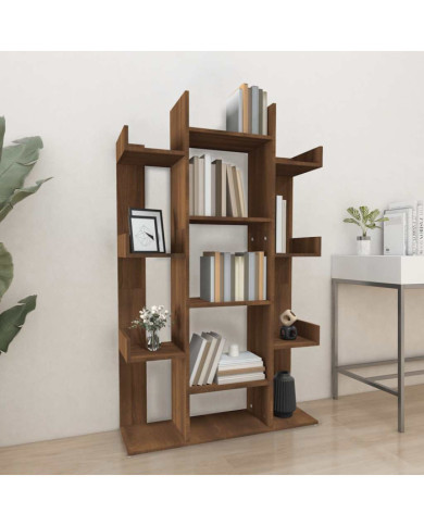 Bibliothèque Chêne marron 86x25,5x140 cm Bois d'ingénierie | Mobilier & Déco