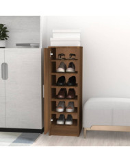 Meuble à chaussures Chêne marron 32x35x92 cm Bois d'ingénierie | Mobilier & Déco
