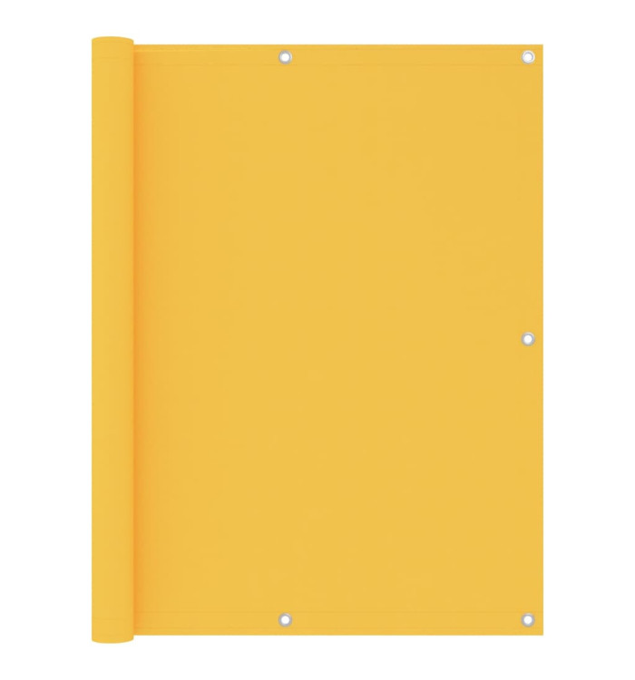 Écran de balcon Jaune 120x500 cm Tissu Oxford | Mobilier & Déco