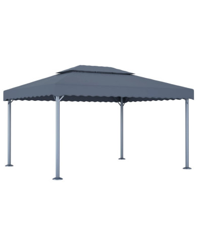 Tonnelle 400x300 cm Anthracite Aluminium | Mobilier & Déco