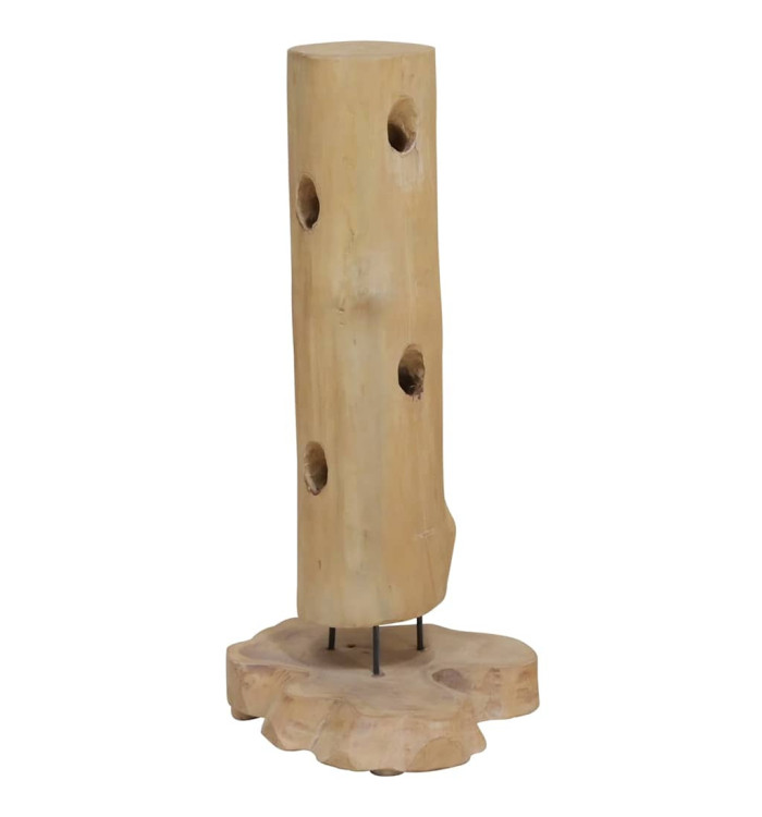 Casier à bouteilles pour 8 bouteilles 40x30x80 cm Teck massif | Mobilier & Déco