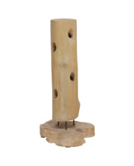 Casier à bouteilles pour 8 bouteilles 40x30x80 cm Teck massif | Mobilier & Déco