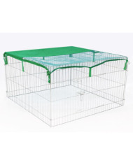 @Pet Enclos extérieur pour animaux Complete 116x116x65 cm Métal | Mobilier & Déco