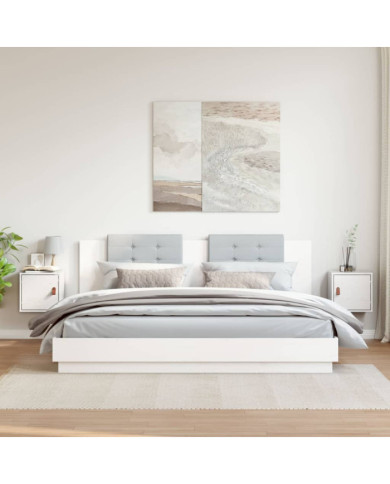 Armoires murales 2 pcs Blanc 31,5x30x30 cm Bois de pin massif | Mobilier & Déco