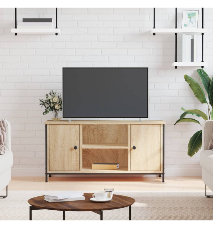 Meuble TV Chêne sonoma 100x40x50 cm Bois d'ingénierie | Mobilier & Déco