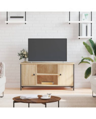Meuble TV Chêne sonoma 100x40x50 cm Bois d'ingénierie | Mobilier & Déco