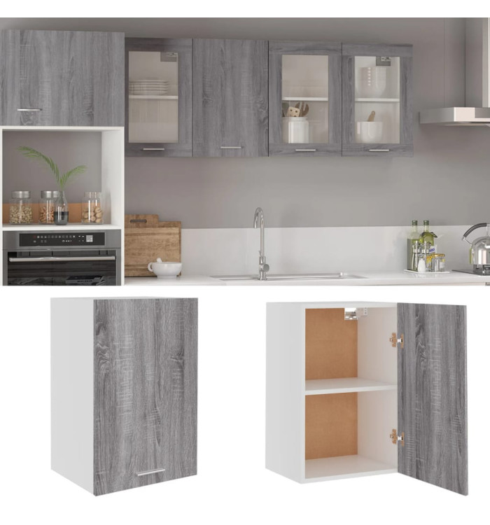 Armoire suspendue "Lyon" Sonoma gris 39,5x31x60 cm | Mobilier & Déco