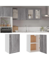 Armoire suspendue "Lyon" Sonoma gris 39,5x31x60 cm | Mobilier & Déco
