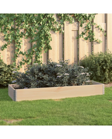 Jardinière surélevée 50x150 cm Bois de pin solide | Mobilier & Déco
