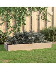 Jardinière surélevée 50x150 cm Bois de pin solide | Mobilier & Déco
