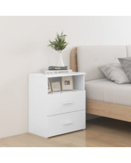 Tables de chevet 2 pcs Blanc 50x32x60 cm | Mobilier & Déco