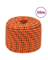 Corde de bateau Orange 14 mm 50 m Polypropylène | Mobilier & Déco