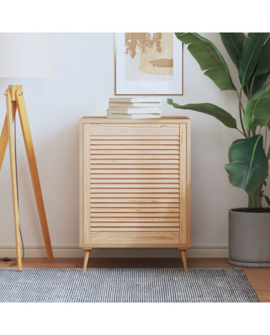 Porte d'armoire à persiennes 69x59,4 cm bois de pin massif | Mobilier & Déco