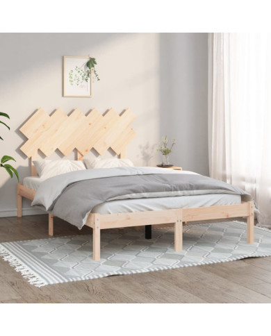 Cadre de lit sans matelas 120x200 cm bois massif | Mobilier & Déco