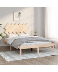Cadre de lit sans matelas 120x200 cm bois massif | Mobilier & Déco