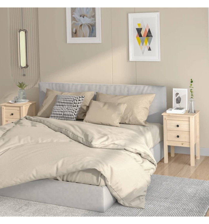 Tables de chevet 2 pcs 40x35x61,5 cm Bois de pin massif | Mobilier & Déco