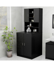 Meuble pour machine à laver Noir 70,5x25,5x90 cm | Mobilier & Déco