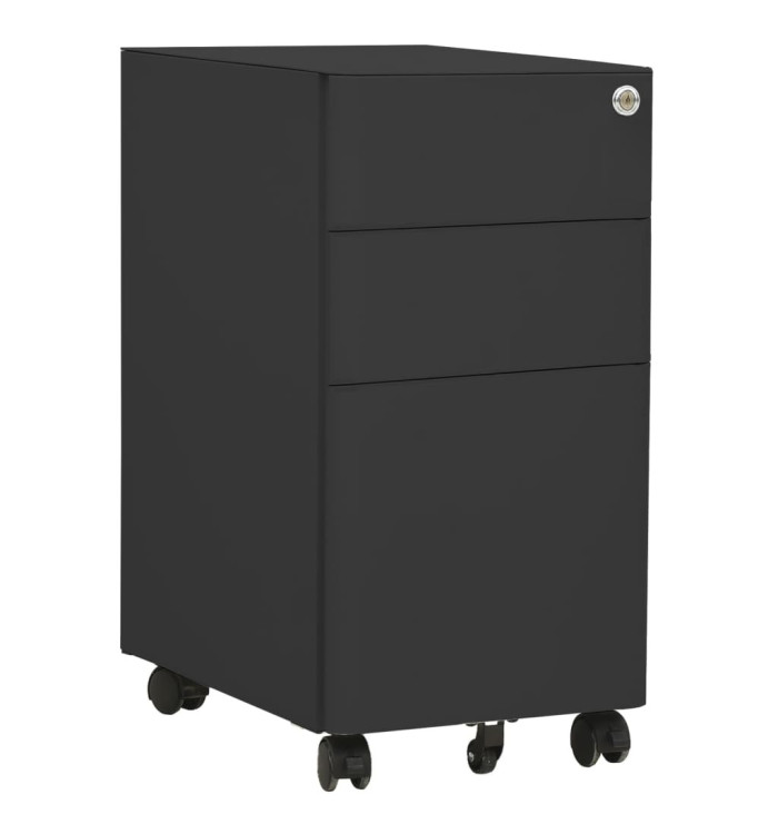 Classeur mobile Anthracite 30x45x59 cm Acier | Mobilier & Déco