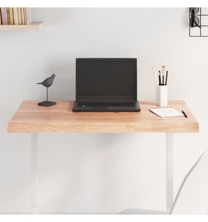 Dessus de table bois massif traité bordure assortie | Mobilier & Déco