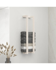 Porte-serviette Blanc 23x18x90 cm Bois de pin massif | Mobilier & Déco